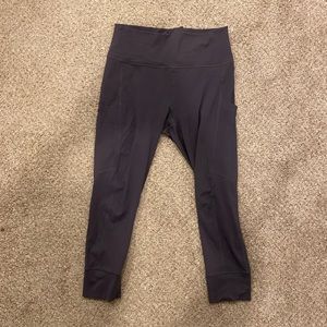 Fabletics grey capri legging